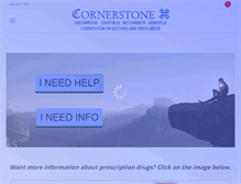 Tablet Screenshot of cornerstonecares.org